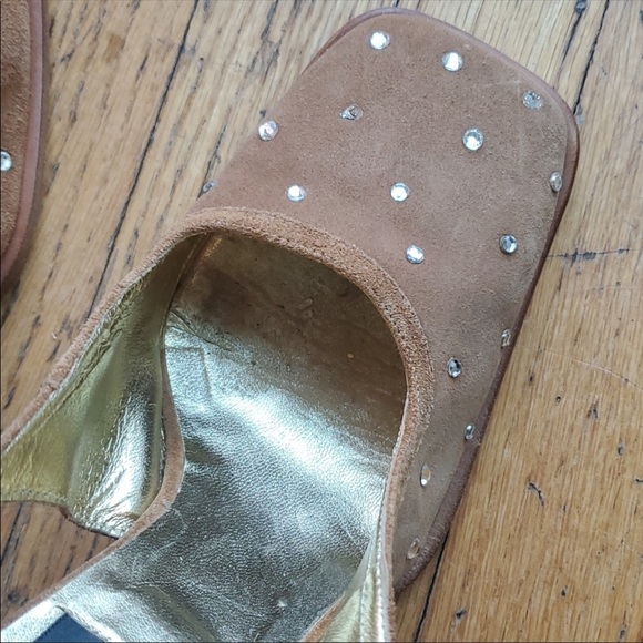 Vintage 90’s Y2K Dolce & Gabbana D&G Suede Block Heel Shoes - Picture 6 of 7